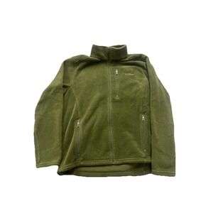 L.L. Bean Jacket Mens XL Green Trail Fleece Polartec Cozy Warm Winter Full-Zip